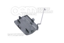 Fedél a vonószemhez szatén fekete 2K5807241A 9B9 (1)