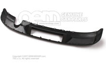 Spoiler szatén fekete/króm Audi A3 Sedan/Sportback 8V 8V3807434  9B9 (1)