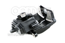 4N0615403H QB7 Audi A8/S8 fekete Féknyereg ház szervomotorral, feltöltve és öblítve fékbetétek nélkül mérete 350x28mm bal hátsó 4N0615403H QB7 (2)