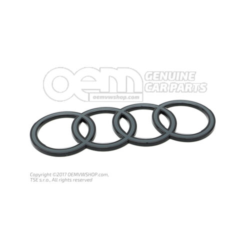 AUDI embléma antracitszürke 85E853742A 716