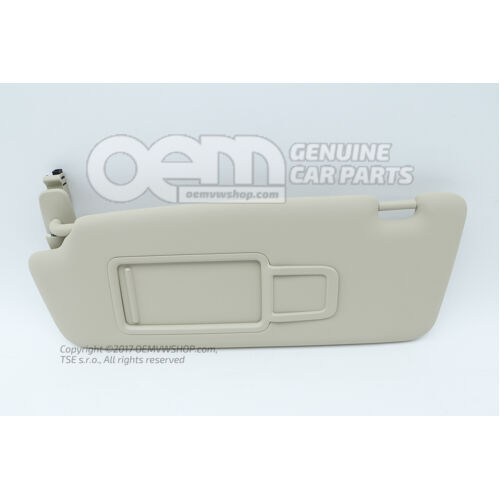 Napellenző tükörrel és pashmina bézs borítással 8V0857551E QM6