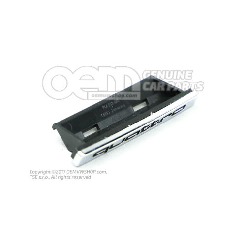 Krómozott felirat 8K0853736  2ZZ