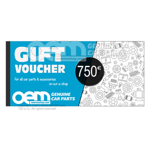 oemVWshop Ajándékkártya - 100 € OEM02252250