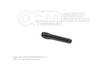 Gomb a rögzítő rúdhoz szatén fekete 17S837187  9B9