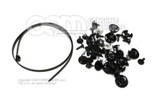 1 készlet rögzítőelemek a kerékház béléshez 4H0098629