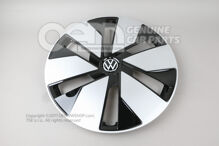 A keréktárcsák fekete/ezüst gyűrűi 10A601147B WZG