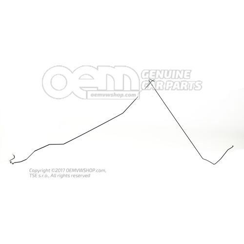 Fékcső a hidraulikától a fékcsőig Audi TT/TTS Coupe/Roadster 8N 8N0614742K