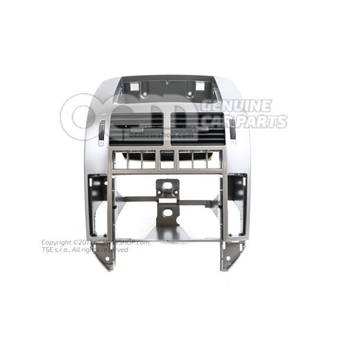 Panel szellőzőnyílással, rozsdamentes acélból 6Q0858069ACR82