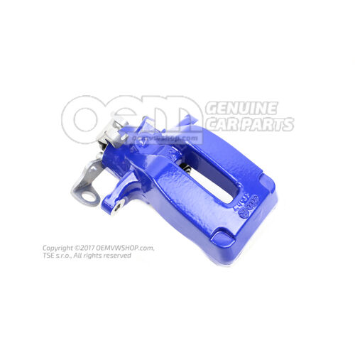 1J0615424G Volkswagen Golf/Variant/4Motion kék Féknyereg ház fékbetétek nélkül 256x22mm-es mérethez jobb hátsó 1J0615424G