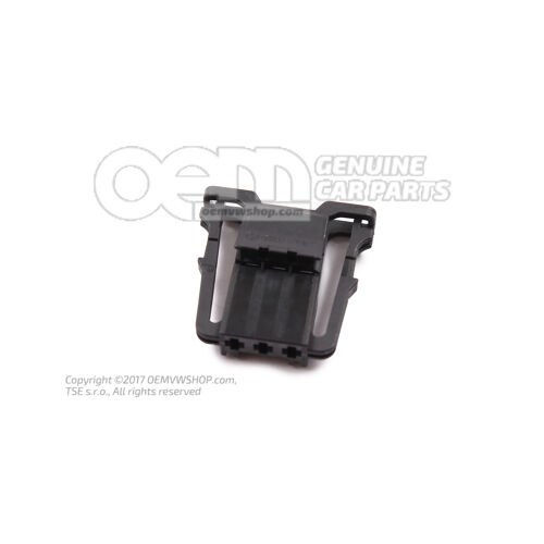 Lapos érintkezőház érintkezőreteszelő mechanizmussal olvasólámpához 1T0972703