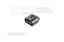 Lapos érintkezőház érintkező reteszelő mechanizmussal csatlakozó darab vezérlőcsappantyú szívócső 1J0973705 Lapos érintkezőház érintkező reteszelő mechanizmussal csatlakozó darab vezérlőcsappantyú szívócső 1J0973705