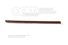 Védőcsík ajtóhoz szatén fekete 1Z0853753D B41 (1)