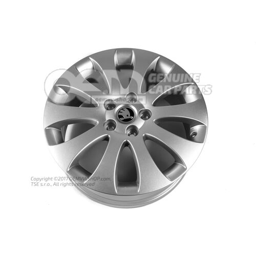 Alumínium felni króm színű metál Skoda Superb 3T 3T0071497C 7ZS