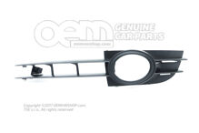 Légvezető rács szatén fekete 4F0807681 01C Légvezető rács szatén fekete 4F0807681 01C