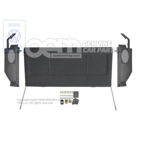 Telepítés. készlet poggyászkomp. borító fekete 867898401  5AV