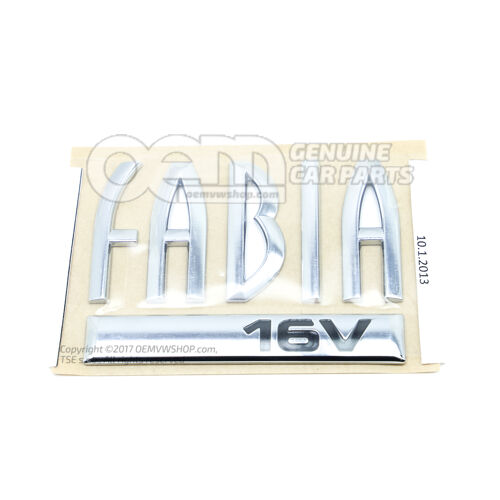 Felirat króm színek/fekete 6Y0853687BDFXC