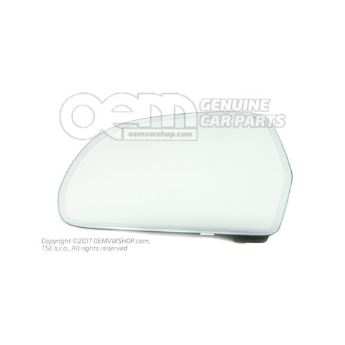 Tükörüveg (lapos) tartólappal 4F0857535AH