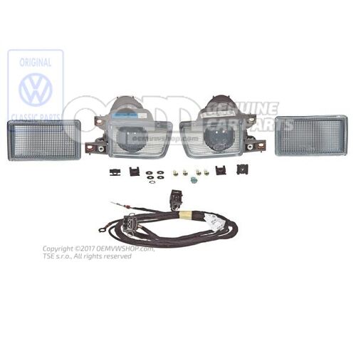 Halogén ködlámpa Volkswagen Golf Cabriolet 1H 1H0998139