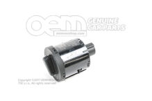 Kombi kapcsoló automata menetlámpákhoz, oldal- és menetlámpákhoz, hátsó ködlámpához, haza- és hazautazáshoz szatén fekete/fehér 5G1941431A WHS