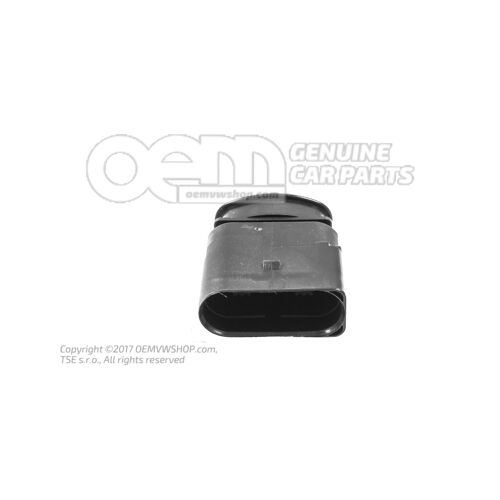 Lapos érintkezőház érintkezőreteszelő mechanizmussal csatlakozó elem vezetékkészlet motorhoz 6X0973817