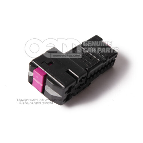 Lapos érintkezőház érintkezőreteszelő mechanizmussal 8E0972702