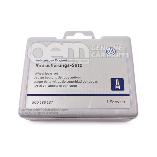 1 garnitúra kerékcsavarok, lopásgátló 5Q0698137