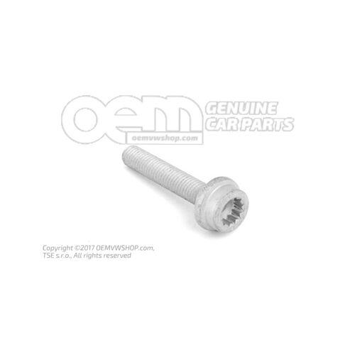 Fogasfejű gallércsavar belső többpontos fejjel M8X45 N  10638501