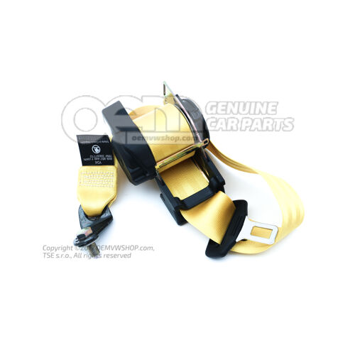 Hárompontos biztonsági öv sárga/szatén fekete 6Y9857447F UWN