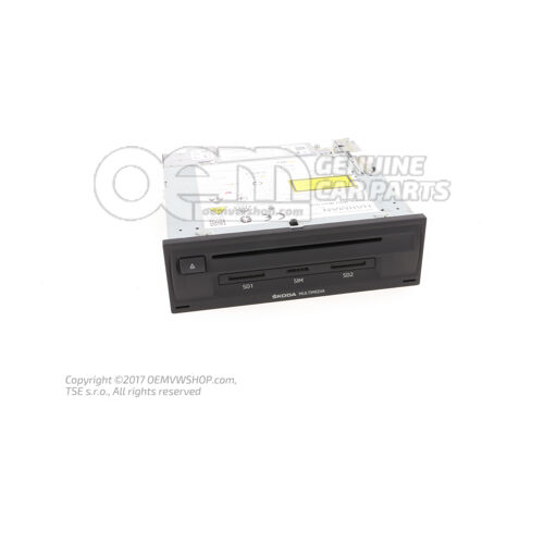 Vezérlőegység információs elektronikához rádióval, bluetooth-al és sd/cd meghajtóval 565035021B