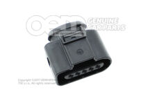 Lapos érintkezőház érintkezőreteszelő mechanizmussal csatlakozó darab bukócsappantyú változtatható szívócső légcsappantyúhoz lambda szonda (katalizátor előtt) 8K0973705 (1)