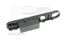 Szatén fekete kapcsoló szegély 8N7959557D B98 (1)