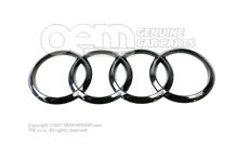 AUDI embléma fekete-fényes 8V4853742A T94