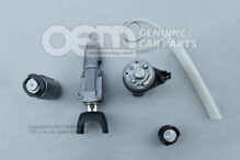 1db zárhenger garnitúra kilincshez, hátsó csomagtérajtó / csomagtérfedél, gyújtásindító, kapcsoló, egy Skoda Octavia 1U 1U2800375DC (1)