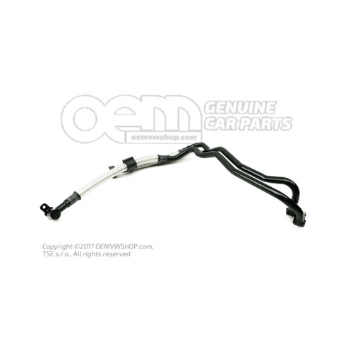 Olajnyomás vezeték a motorolaj hűtéséhez 4L0117317B