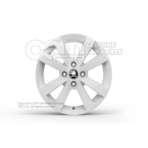 Alumínium felni fehér Skoda Citigo 1S 1ST071495G FM9