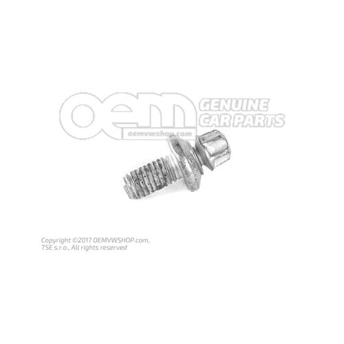 Átlátszó csavar, önzáró M6X12 N  90980304