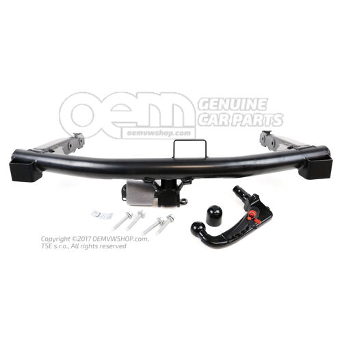 Audi towbar, removable and installation kit - for Q8, SQ8, E-Tron 4KE092150B