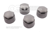 Kupak - kerékcsavar Szürke metál 4F0601173A Z37 (3)