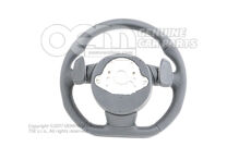 Többfunkciós. sport strng kerék (bőr perforált) kormánykerék soul (fekete)/titán 8K0419091ELIXC (1)