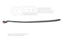 Ablaknyílás tömítés szatén fekete 1Y0837477C B41