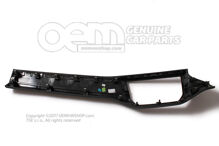 Műszerfalfedél Titán fekete/villogó piros 6F1858416E JTG (5)