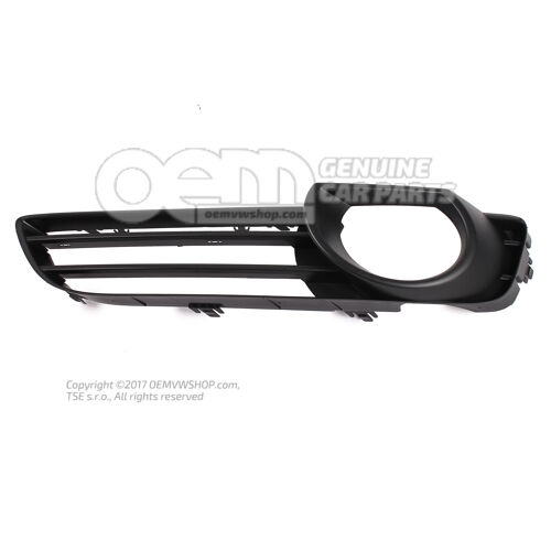 Rács szatén fekete Audi Q7 4L 4L0807675  01C