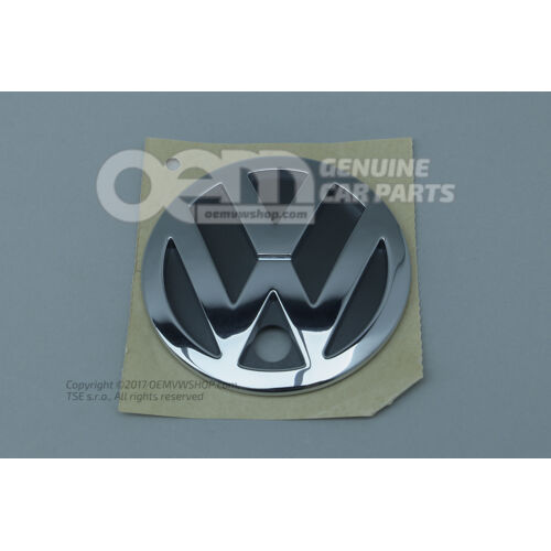 VW embléma króm színek/fekete 1J5853601C 739