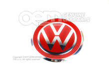 Hub cap Krómfény/tornádó piros 1S0601149J JZQ