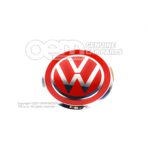Hub cap Krómfény/tornádó piros 1S0601149J JZQ