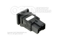 Veszélyjelző nyomógomb szatén fekete/fehér 7E5953235A WHS (1)