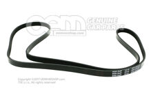 V-bordás szíj hűtőközeg-kompresszorhoz 07P145933H