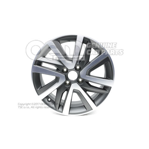 Alumínium felni szürke 12S601025  7DF
