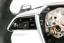 4K0419091BPXXC Audi RS6, RS7 C8 Alcantara multifunction heated steering wheel with steel grey stitching (11)