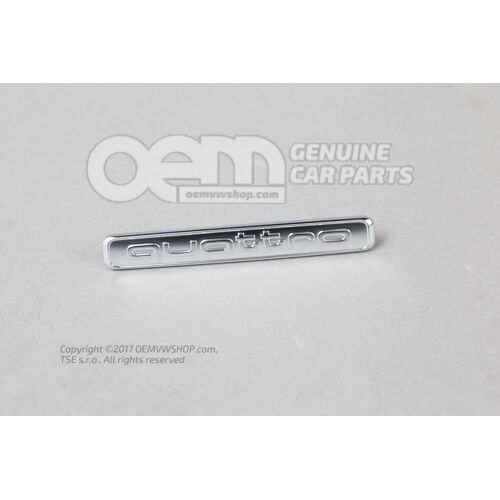 Felirat alumínium 8W0853191A 3Q7